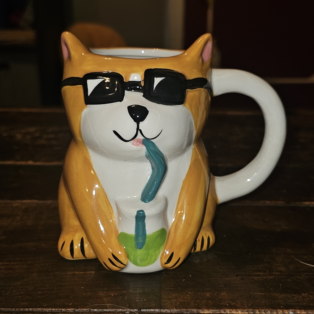Cool Corgi Mug with Sunglasses